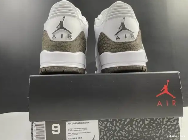 3 Jordan Retro Air (2018) 136064-122 Mocha 0603